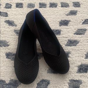 Rothy’s Classic Black Rounded-toe Flats